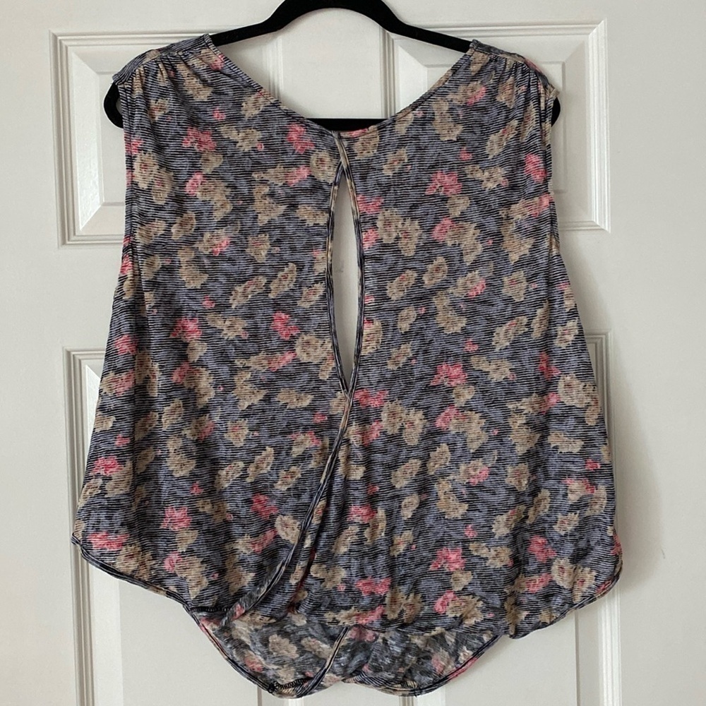 Free People Keyhole Front and Back Blouse